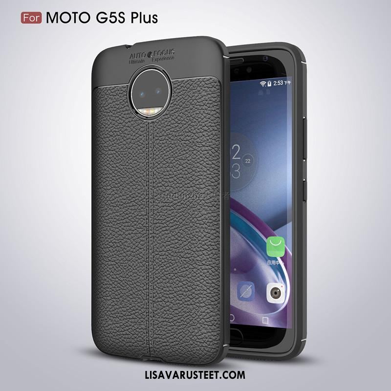 Moto G5s Plus Kuoret Kuori Pehmeä Neste Musta Suojaus All Inclusive Osta