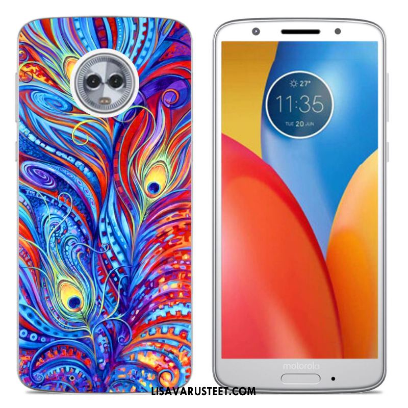 Moto G6 Kuoret Kuori Monivärinen Silikonikuori Luova Puhelimen Osta