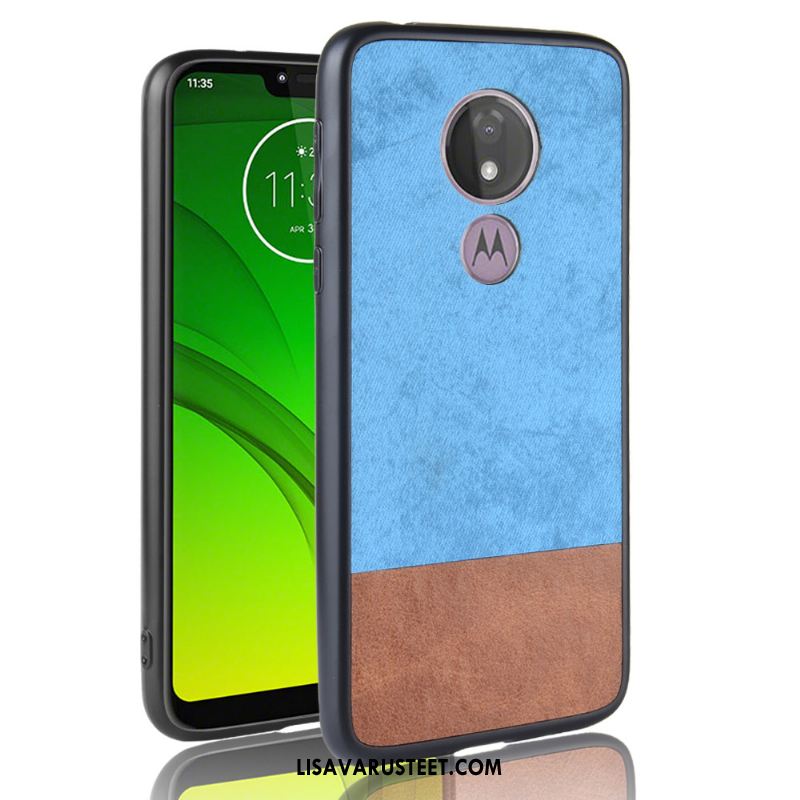 Moto G7 Play Kuoret Pesty Suede Cowboy Punainen Puhelimen Värisävyt Halpa