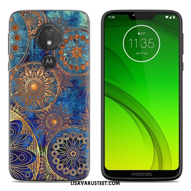 Moto G7 Play Kuoret Puhelimen Pehmeä Neste Murtumaton Sarjakuva Vihreä Halpa