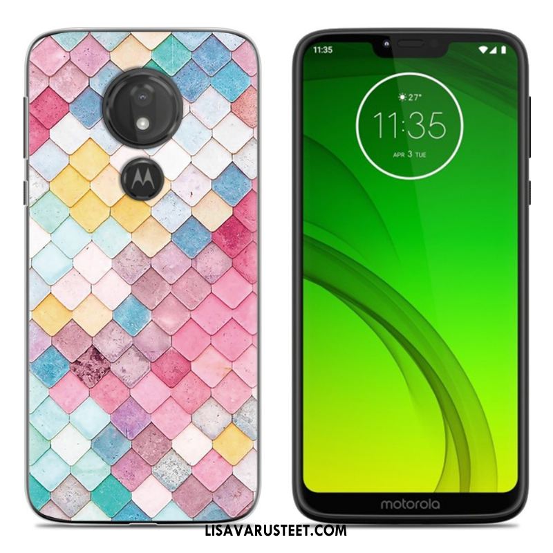 Moto G7 Play Kuoret Puhelimen Pehmeä Neste Murtumaton Sarjakuva Vihreä Halpa