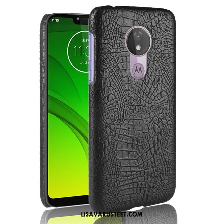 Moto G7 Power Kuoret Musta Murtumaton Puhelimen Kova Kuori Halvat