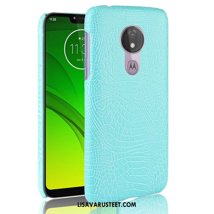 Moto G7 Power Kuoret Musta Murtumaton Puhelimen Kova Kuori Halvat