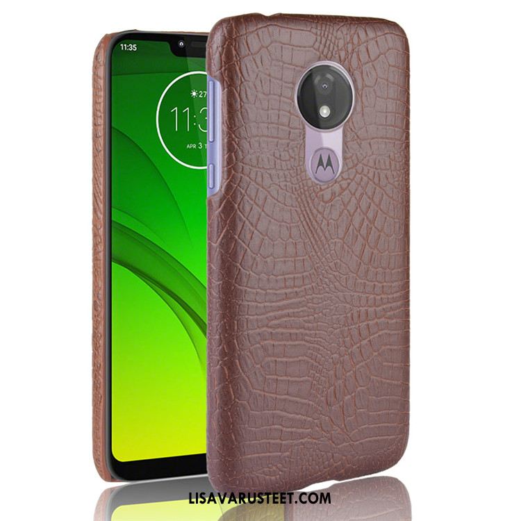 Moto G7 Power Kuoret Musta Murtumaton Puhelimen Kova Kuori Halvat