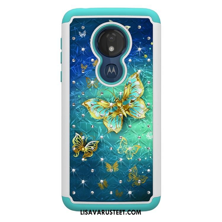 Moto G7 Power Kuoret Sarjakuva Sininen Persoonallisuus Kuori All Inclusive Alennus
