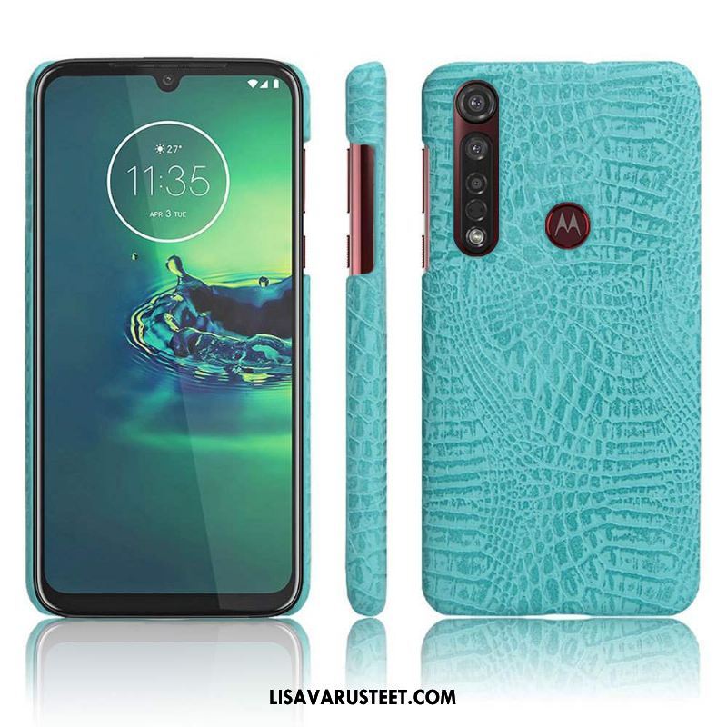 Moto G8 Plus Kuoret Suojaus Valo Ultra Nahka Kuori Halpa