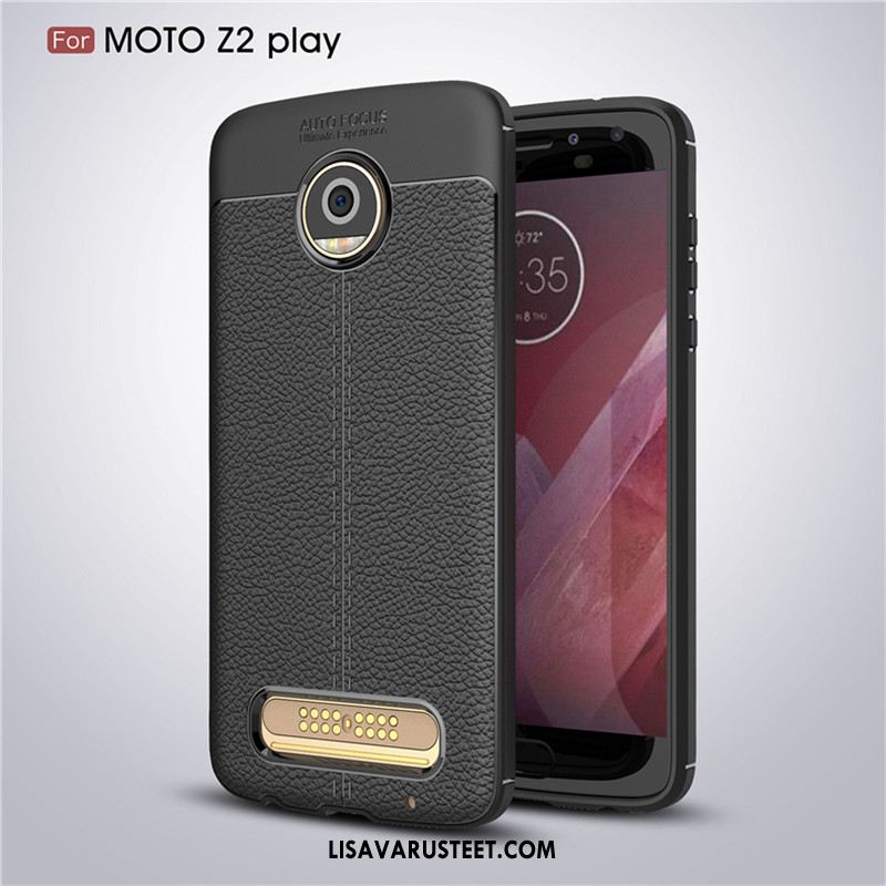 Moto Z2 Play Kuoret Litsi Pehmeä Neste Kuori Punainen Liukumaton Halpa