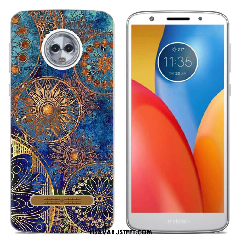 Moto Z3 Play Kuoret Puhelimen Kuori Kotelo Sininen Silikonikuori Halvat