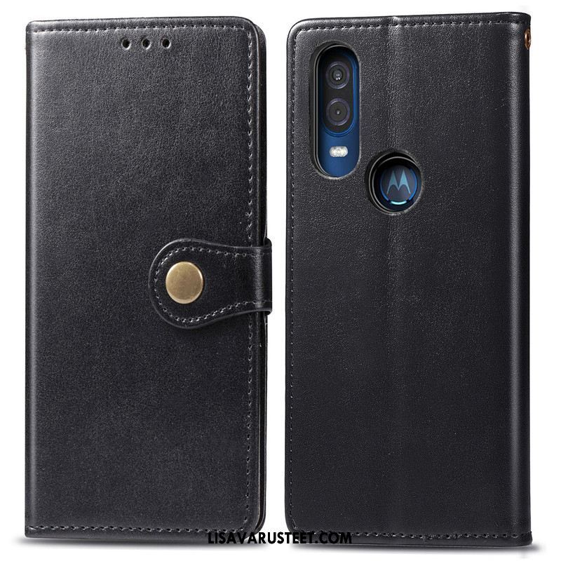 Motorola One Vision Kuoret Kuori Punainen Kotelo Yksinkertainen Suojaus Verkossa