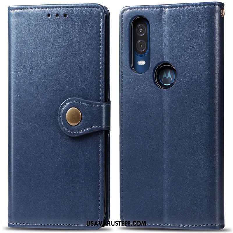 Motorola One Vision Kuoret Kuori Punainen Kotelo Yksinkertainen Suojaus Verkossa