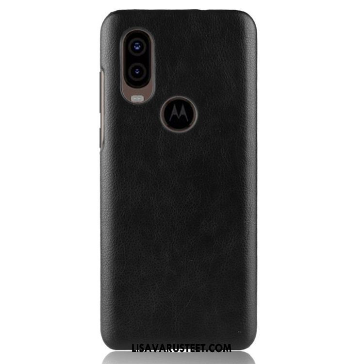 Motorola One Vision Kuoret Murtumaton Persoonallisuus Kuori Puhelimen Musta Myynti