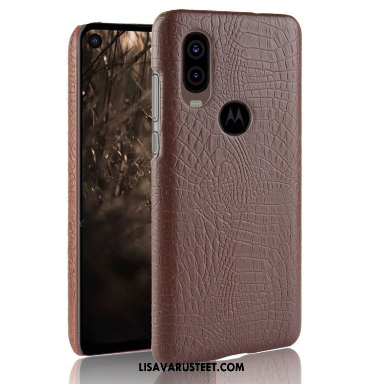 Motorola One Vision Kuoret Musta Pesty Suede Kotelo Puhelimen Suojaus Verkossa