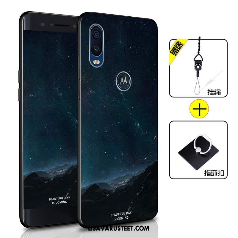 Motorola One Vision Kuoret Puhelimen Suojaus Vihreä Silikoni All Inclusive Kuori Halvat