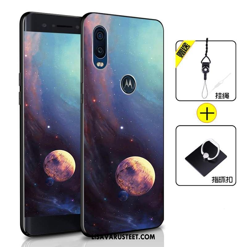 Motorola One Vision Kuoret Puhelimen Suojaus Vihreä Silikoni All Inclusive Kuori Halvat