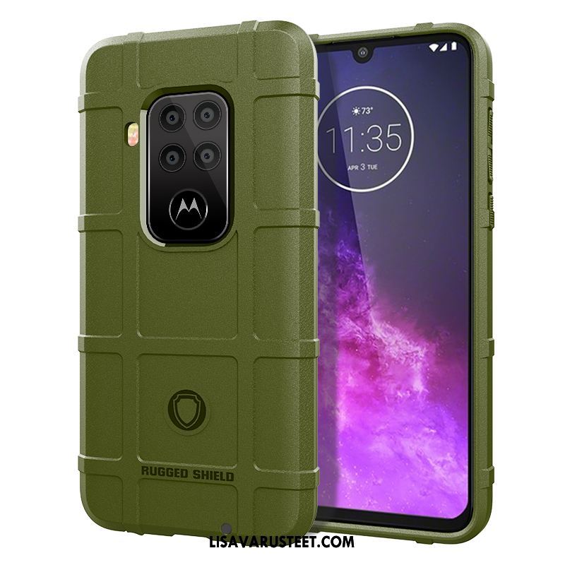 Motorola One Zoom Kuoret Pu Musta Silikoni Hemming Murtumaton Kuori Kauppa