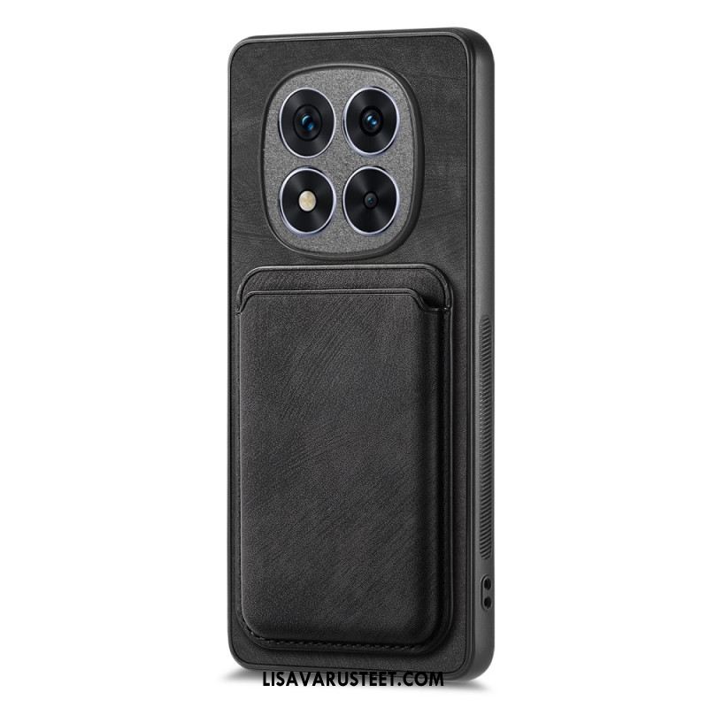 Nahkaefektiirrotettava Korttikotelo