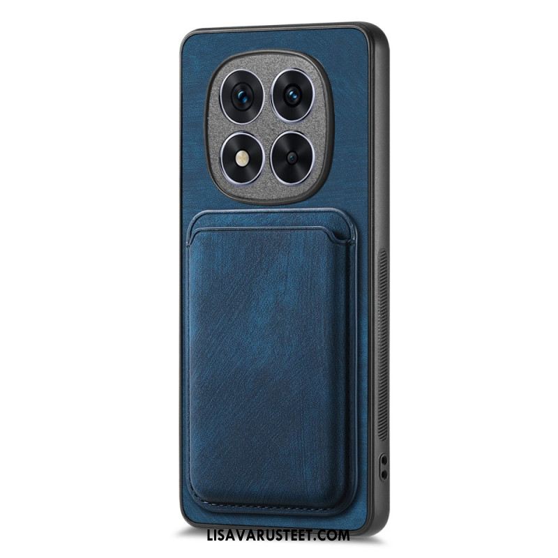 Nahkaefektiirrotettava Korttikotelo