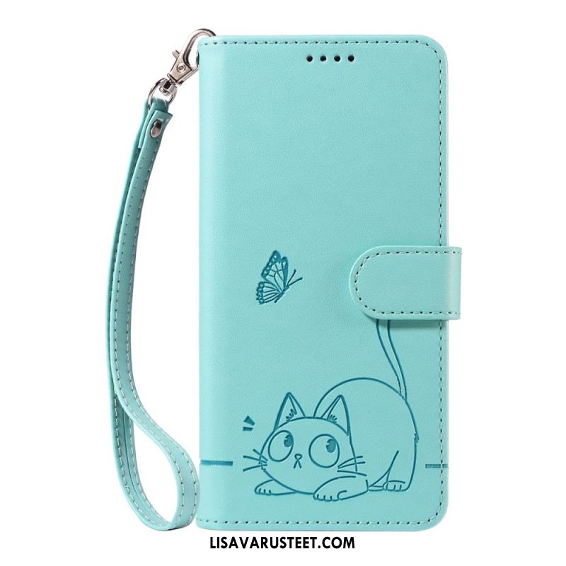 Nahkakotelo Huawei Pura 80 Onnenkissa