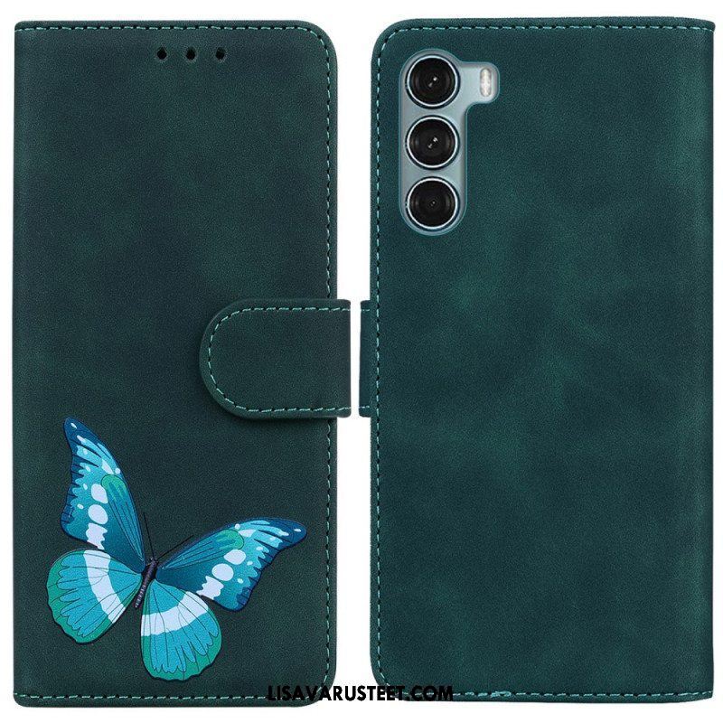 Nahkakotelo Moto G200 5G Skin Touch Butterfly