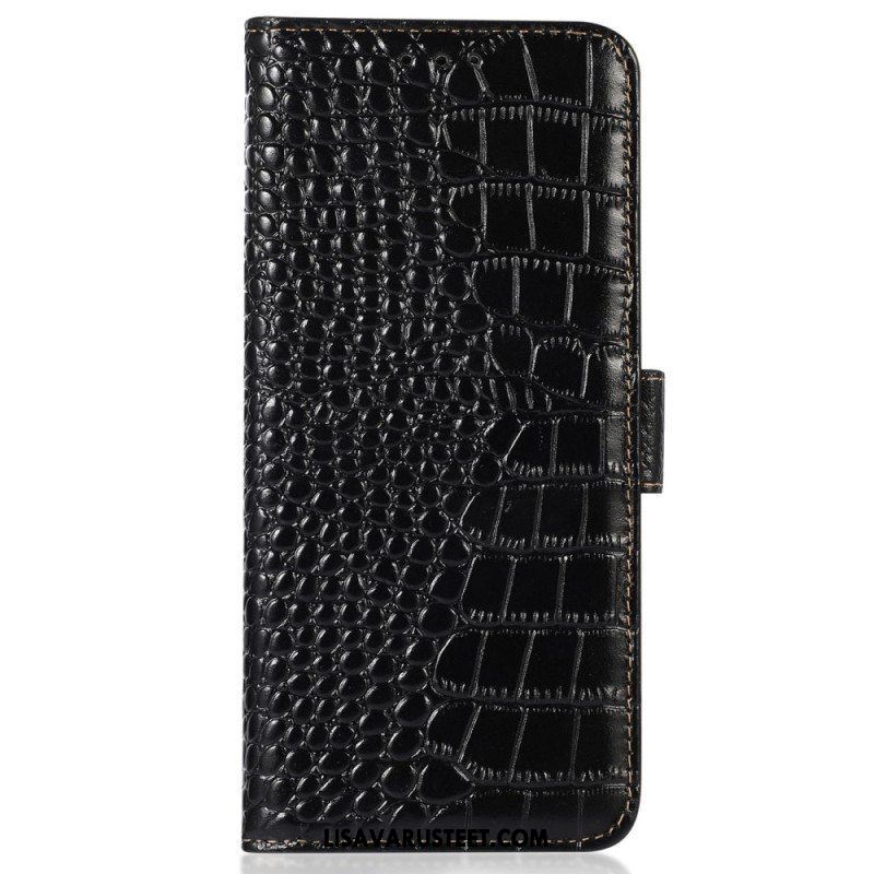 Nahkakotelo OnePlus 10T 5G Crocodile Style Rfid