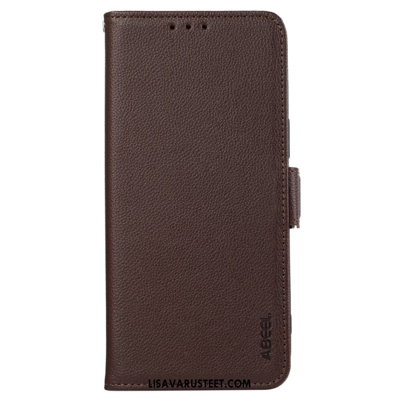 Nahkakotelo Oneplus 13r Paistettua Nahkaa