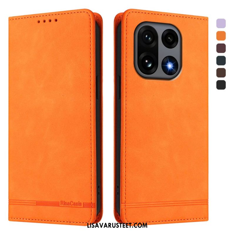 Nahkakotelo Oneplus 15 Ensiluokkainen Rfid-muotoilu Suojakuori