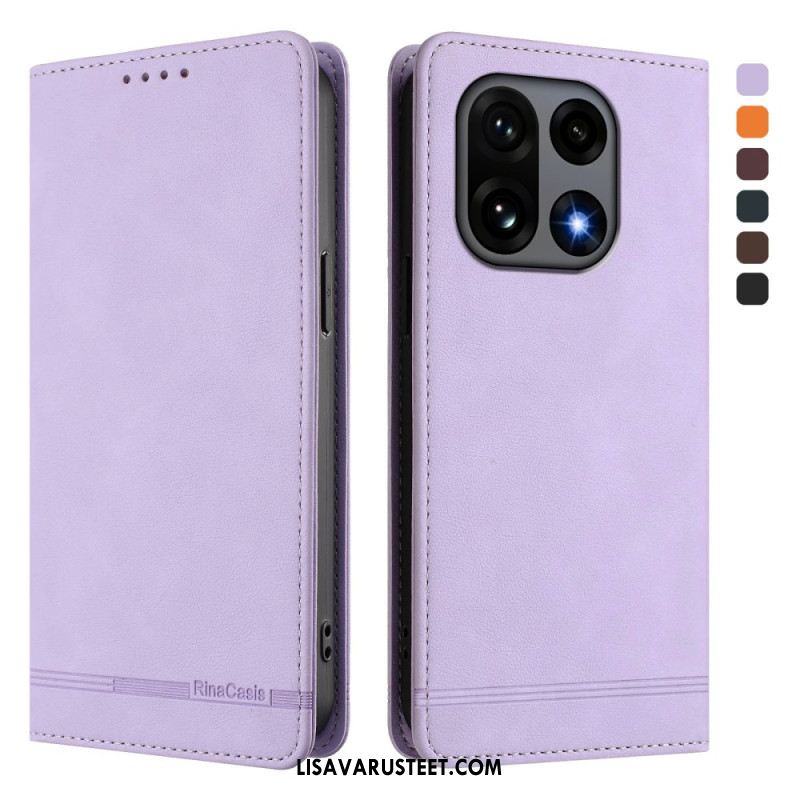 Nahkakotelo Oneplus 15 Ensiluokkainen Rfid-muotoilu Suojakuori