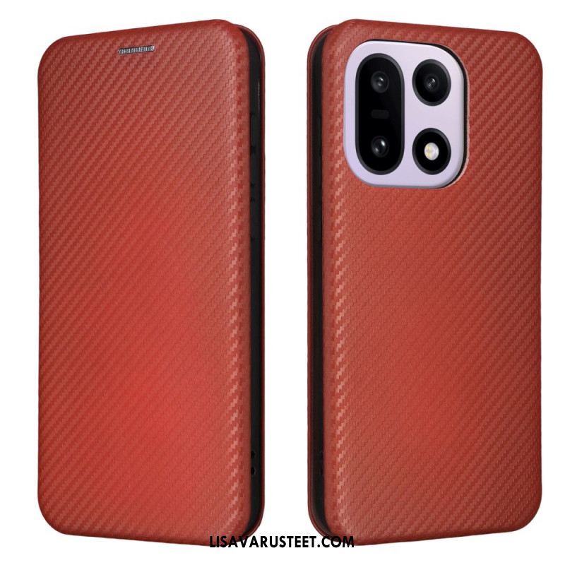 Nahkakotelo Oneplus 15 Hiilikuitu