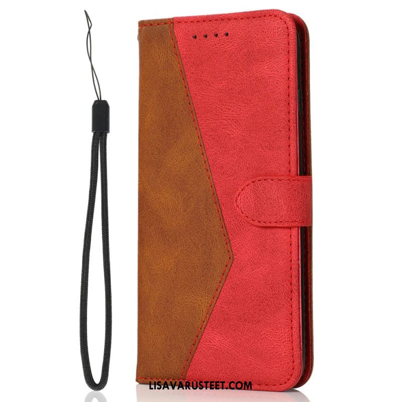 Nahkakotelo Oneplus 15 Kaksivärinen Malli