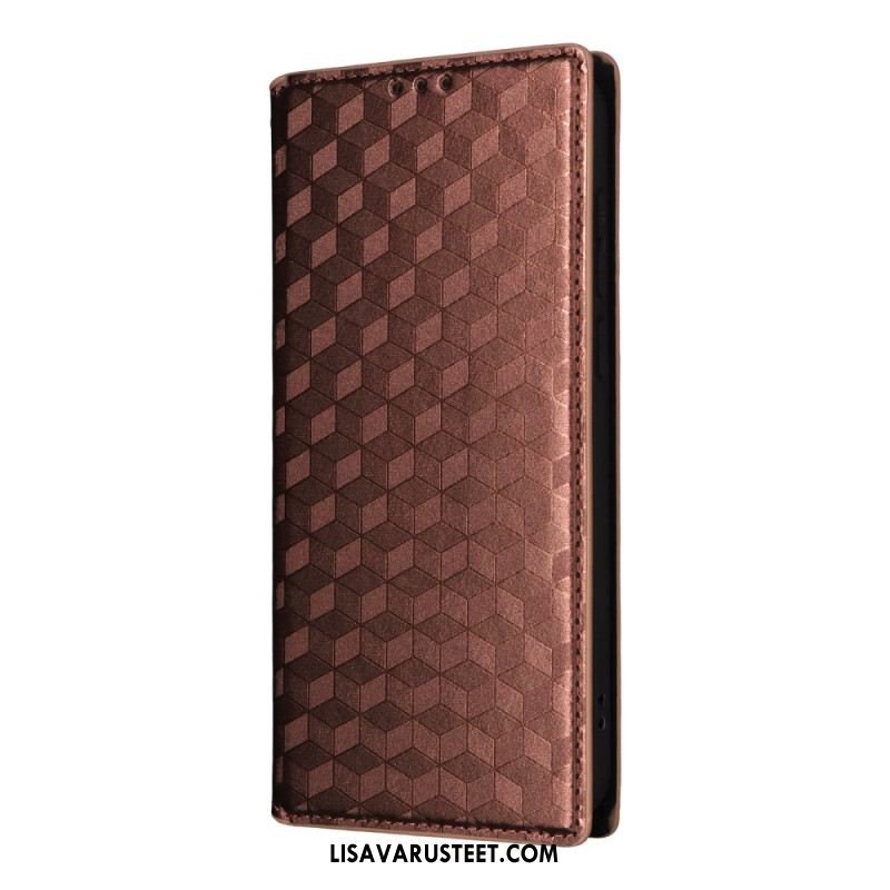 Nahkakotelo Oneplus 15 Timanttikuvio