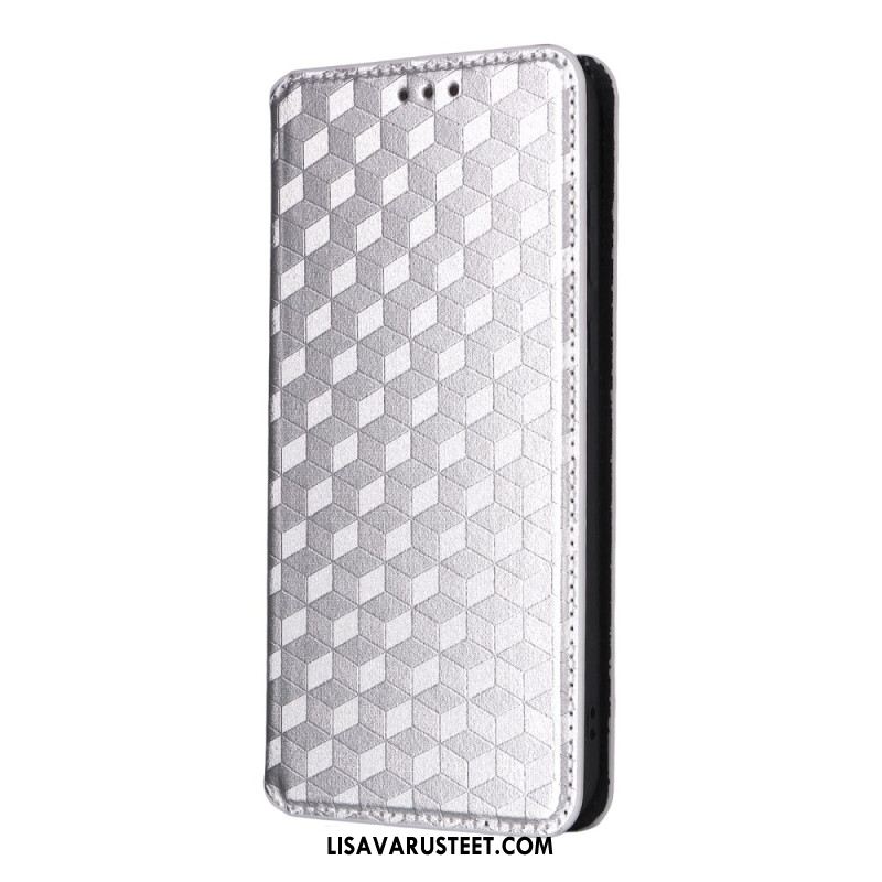 Nahkakotelo Oneplus 15r Timanttikuvio