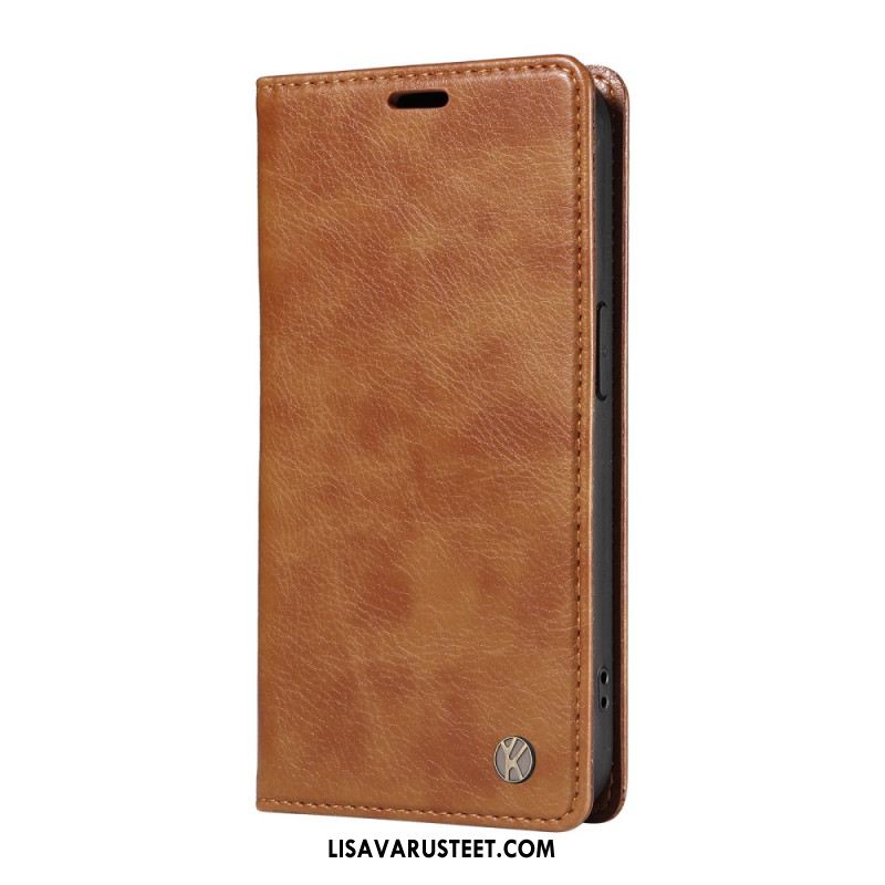 Nahkakotelo Oneplus Nord 4 Retro Yikatu Suojakuori