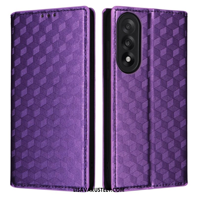 Nahkakotelo Oneplus Nord 5 Kiiltävä