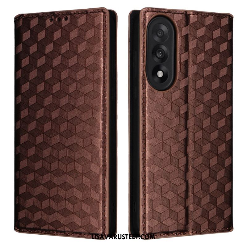 Nahkakotelo Oneplus Nord 5 Kiiltävä