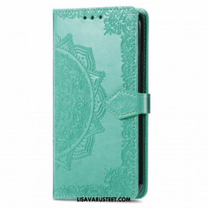 Nahkakotelo Oppo A94 5G Mandala Keskiaika