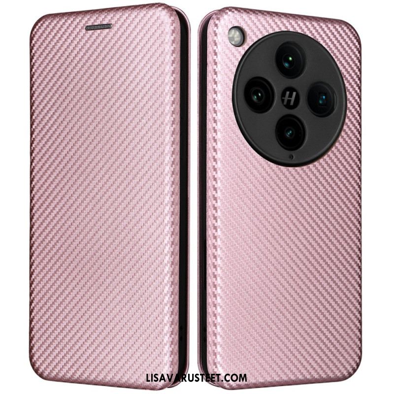 Nahkakotelo Oppo Find X8 Pro Hiilikuitu