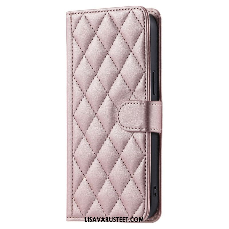 Nahkakotelo Oppo Find X8 Tikattu Hihna Ja Olkahihna