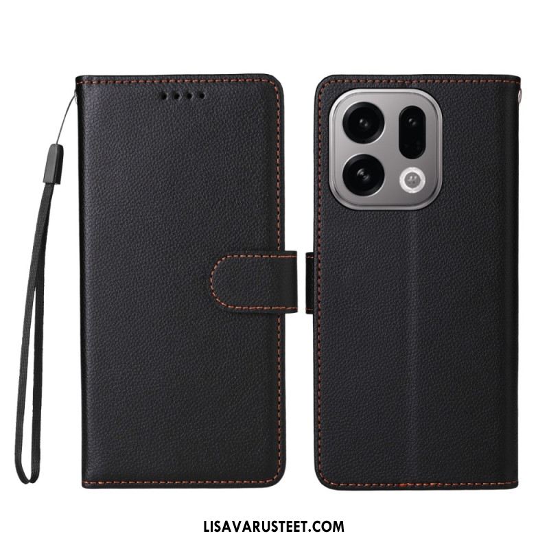 Nahkakotelo Oppo Find X9 5g Rfid-suojattu