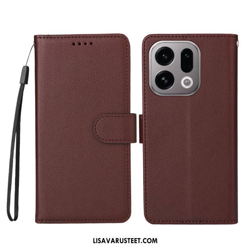 Nahkakotelo Oppo Find X9 5g Rfid-suojattu