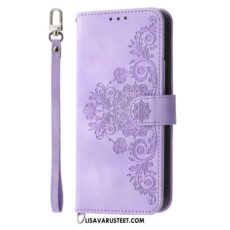 Nahkakotelo Oppo Reno 13 5g Mandalakuvioinen Lompakko