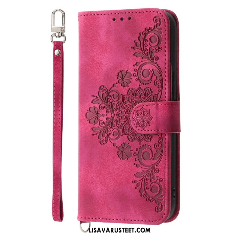 Nahkakotelo Oppo Reno 13 5g Mandalakuvioinen Lompakko