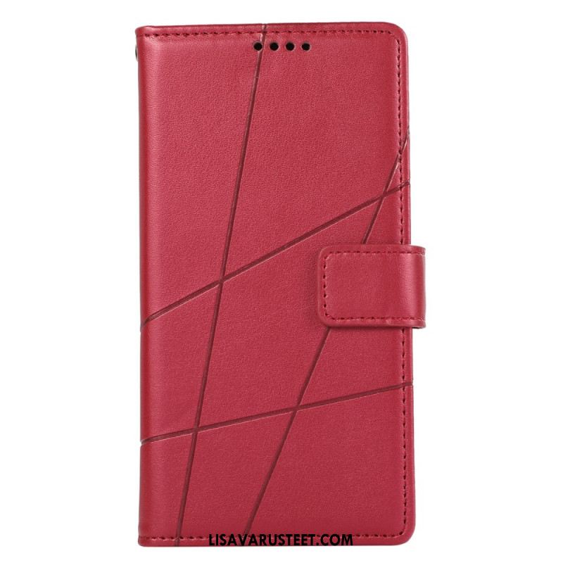 Nahkakotelo Oppo Reno 13 5g Viivat