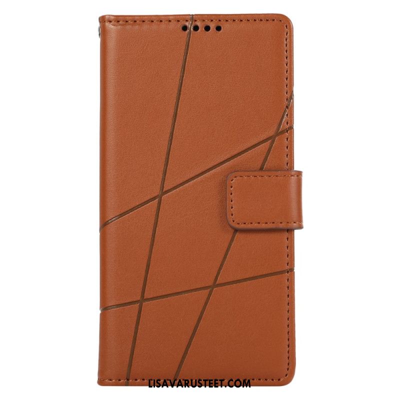 Nahkakotelo Oppo Reno 13 5g Viivat