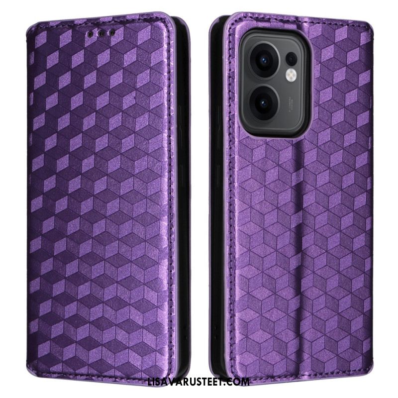 Nahkakotelo Oppo Reno 13f 4g / 5g / 13 Fs 5g 3d-timantit