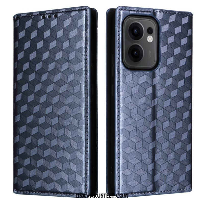 Nahkakotelo Oppo Reno 13f 4g / 5g / 13 Fs 5g 3d-timantit