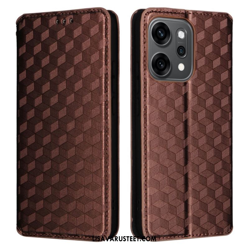 Nahkakotelo Oppo Reno 14 5g Kiiltävä