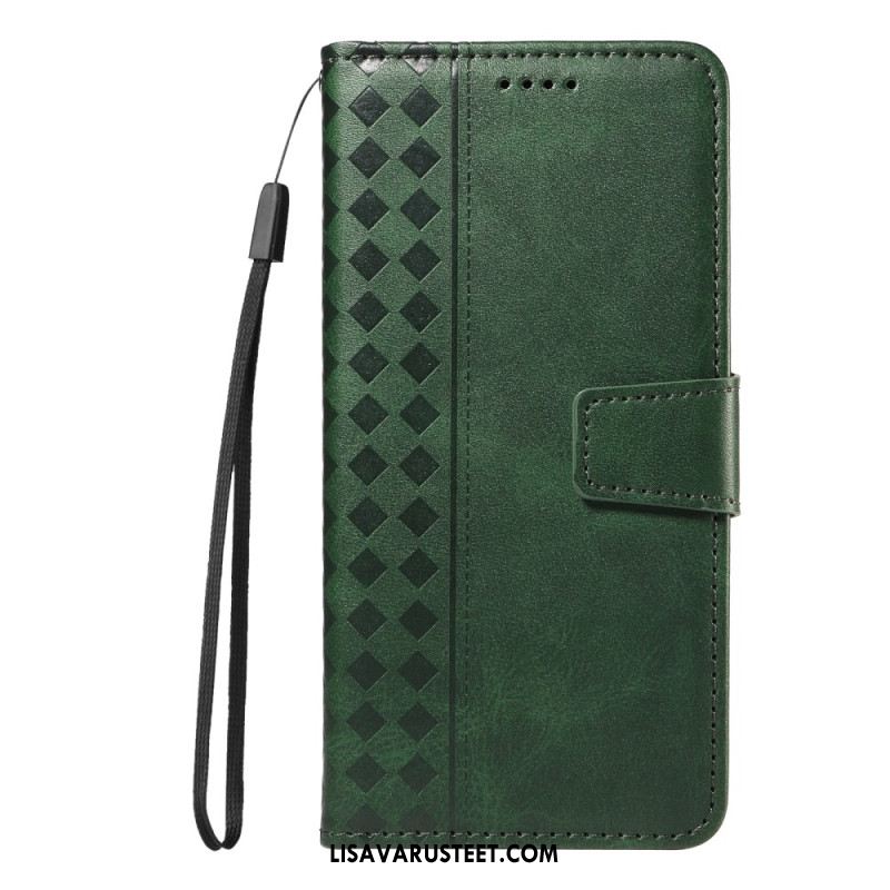 Nahkakotelo Oppo Reno 14 5g Timanttireunus