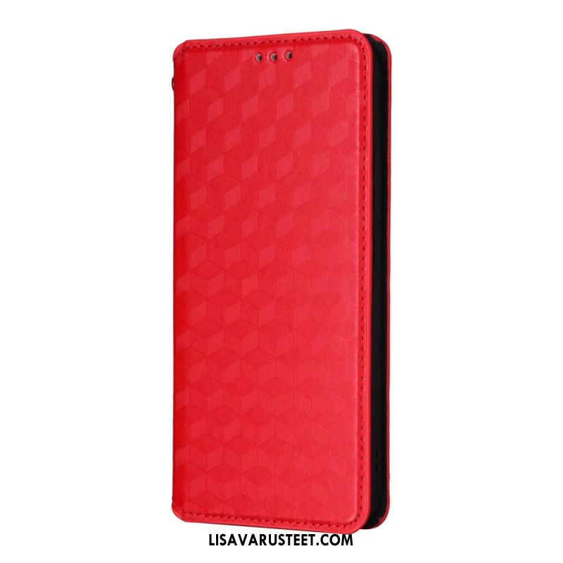 Nahkakotelo Oppo Reno 14f 5g Puhelinkuoret Timanttikuvio