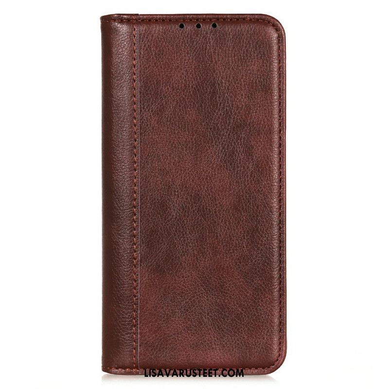 Nahkakotelo Samsung Galaxy A17 4g / 5g Haljasnahka Suojakuori