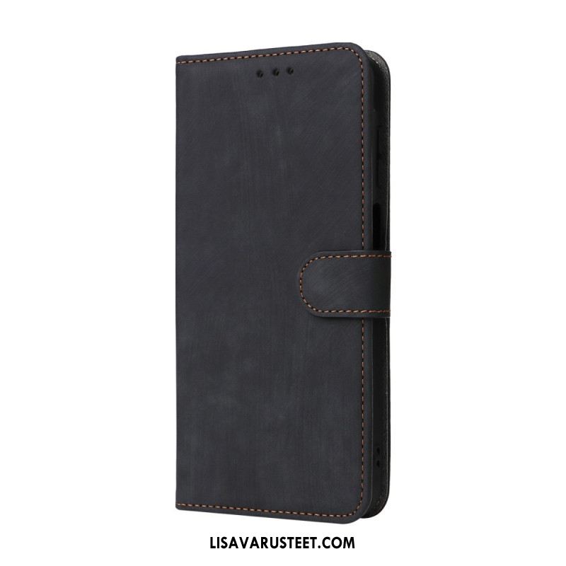 Nahkakotelo Samsung Galaxy A17 4g / 5g Rfid-suojattu Mokkanahkakuvio